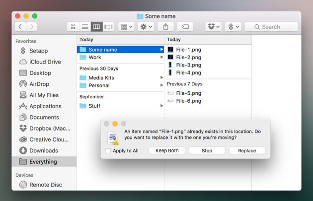 organize folders in word for mac